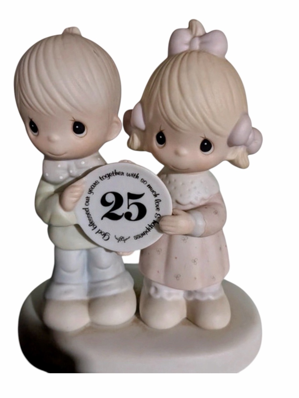 Precious Moments 25th Wedding Anniversary Memorabilia or Cake Topper